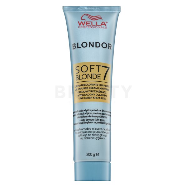 Wella Professionals Blondor Soft Blonde Cream Lotion Creme zur Haaraufhellung 200 g
