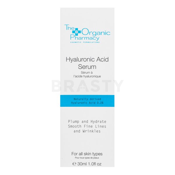 The Organic Pharmacy Hyaluronic Acid Serum 0.2% töltő hialuronsav szérum pipettával érett arcbőrre 30 ml