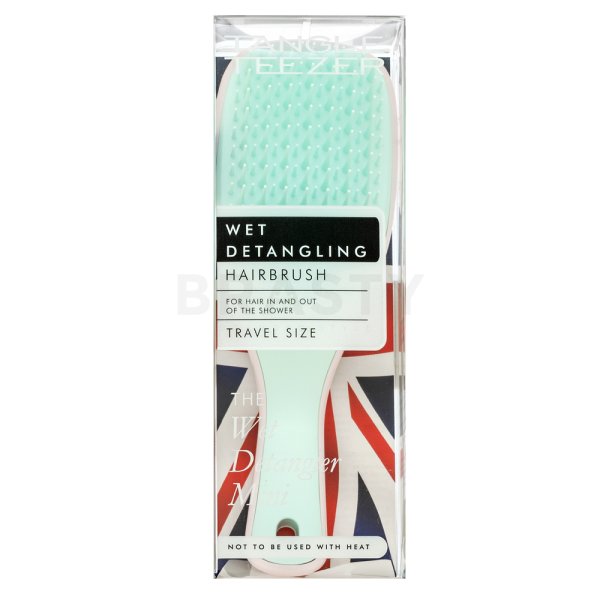 Tangle Teezer Wet Detangler Mini hairbrush for easy combing Marshmallow Duo