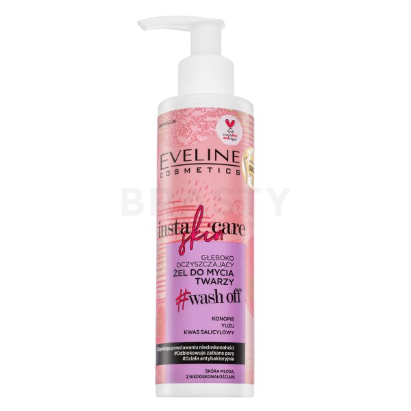 Eveline Insta Skin Care Deep Cleansing Face Wash Gel gel detergente per tutti i tipi di pelle 200 ml