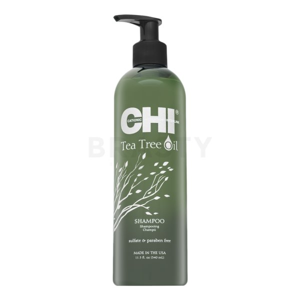 CHI Tea Tree Oil Shampoo čistiaci šampón pre rýchlo mastiace sa vlasy 340 ml