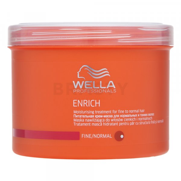 Wella Professionals Enrich Moisturising Treatment mască pentru păr fin si normal 500 ml