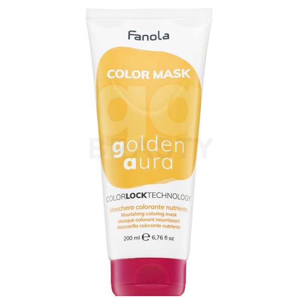 Fanola Color Mask vyživujúca maska ​​s farebnými pigmentmi pre oživenie farby Golden Aura 200 ml