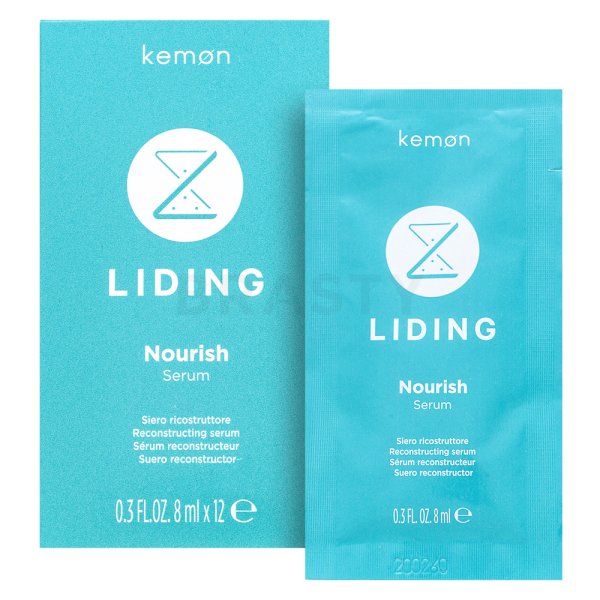 Kemon Liding Nourish Serum cura dei capelli senza risciacquo per capelli molto secchi e danneggiati 12 x 8 ml