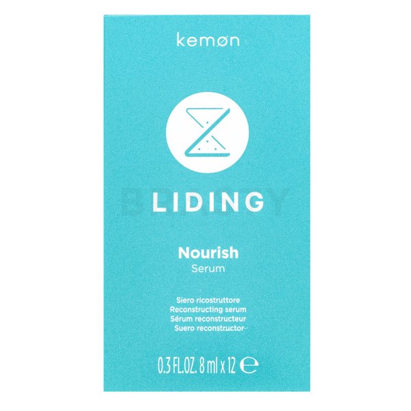 Kemon Liding Nourish Serum Cuidado de enjuague Para cabello extra seco y dañado 12 x 8 ml