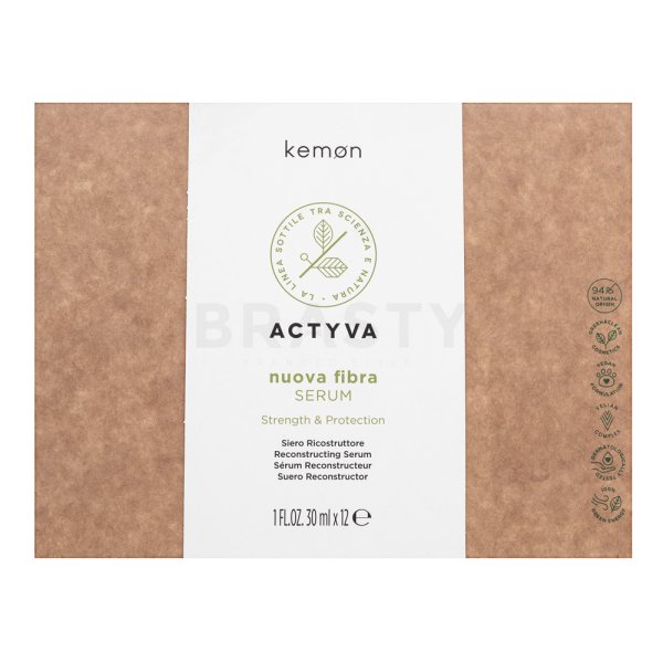 Kemon Actyva Nuova Fibra Serum Stärkungspflege für schwaches Haar 12 x 30 ml