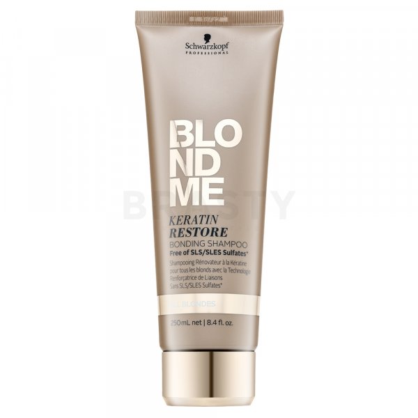 Schwarzkopf Professional BlondMe Keratin Restore Bonding Shampoo Shampoo für blondes Haar 250 ml