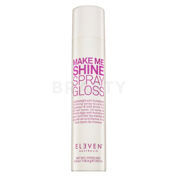 Eleven Australia Make Me Shine Spray Gloss stylingový sprej pre žiarivý lesk vlasov 200 ml