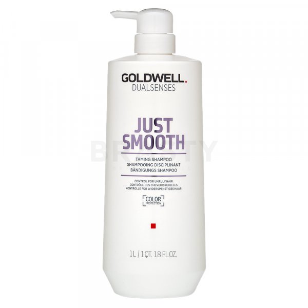 Goldwell Dualsenses Just Smooth Taming Shampoo gladmakende shampoo voor weerbarstig haar 1000 ml