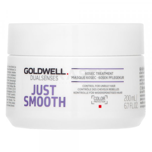 Goldwell Dualsenses Just Smooth 60sec Treatment gladmakend masker voor weerbarstig haar 200 ml