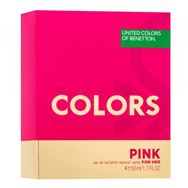 Benetton Colors de Benetton Pink Eau de Toilette da donna 50 ml