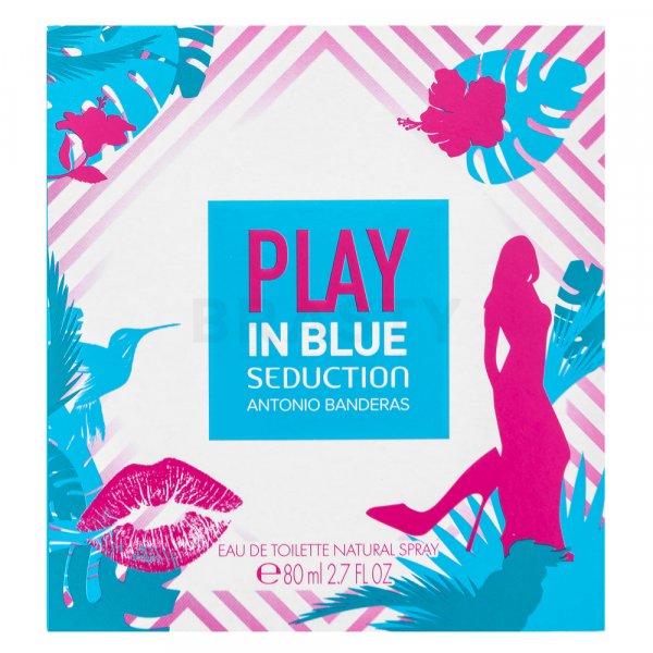 Antonio Banderas Play in Blue Seduction Eau de Toilette nőknek 80 ml