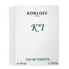 Korloff Paris Kn°I Eau de Toilette da donna 50 ml