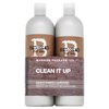 Tigi Bed Head B for Men Clean Up Shampoo & Conditioner šampon a kondicionér pro každodenní použití 750 ml + 750 ml