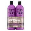 Tigi Bed Head Dumb Blonde Shampoo & Conditioner Shampoo und Conditioner für blondes Haar 750 ml + 750 ml