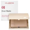 Clarins Ever Matte Radiant Matifying Powder pudr s matujícím účinkem 01 Transparent Light 10 g