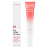 Clarins Lip Milky Mousse výživný balzám na rty s hydratačním účinkem 01 Milky Strawberry 10 ml