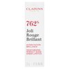 Clarins Joli Rouge Brillant vyživujúci rúž s perleťovým leskom 762S Pop Pink 3,5 g