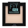 Maybelline Fit Me! Matte + Poreless Powder Polvo con efecto mate 105 Natural Ivory 9 g