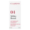 Clarins Milky Boost Foundation tonisierende Feuchtigkeitsemulsion für eine einheitliche und aufgehellte Gesichtshaut 04 Auburn 50 ml