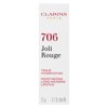 Clarins Joli Rouge 706 Fig dlouhotrvající rtěnka s hydratačním účinkem 3,5 g