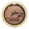 Eveline Glow And Go! Bronzing Powder бронзираща пудра за уеднаквена и изсветлена кожа 02 Jamaica Bay 8,5 g