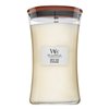 Woodwick White Teak lumânare parfumată 610 g