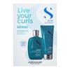 Alfaparf Milano Semi Di Lino Live Your Curls Refining Kit shampoo and conditioner for shine wavy and curly hair