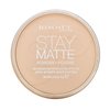 Rimmel London Stay Matte Long Lasting Pressed Powder 001 Transparent transparens púder matt hatású 14 g