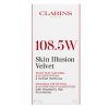 Clarins Skin Illusion Velvet Natural Matifying & Hydrating Foundation folyékony make-up matt hatású 108.5W Cashew 30 ml