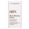 Clarins Skin Illusion Velvet Natural Matifying & Hydrating Foundation fond de ten lichid cu efect matifiant 110N Honey 30 ml