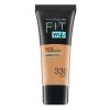 Maybelline Fit Me! Foundation Matte + Poreless 330 Toffee tekutý make-up s matujícím účinkem 30 ml