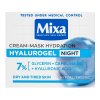 Mixa Hyalurogel Night nočna maska Moisturizing Night Cream-Mask 50 ml