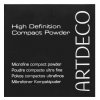 Artdeco High Definition Compact Powder pudr pro sjednocenou a rozjasněnou pleť 2 Light Ivory 10 g