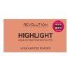 Makeup Revolution Highlighter Palette multifunkční paleta pro sjednocenou a rozjasněnou pleť 15 g