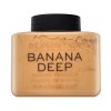 Makeup Revolution Baking Powder Banana Deep púder az egységes és világosabb arcbőrre 32 g