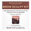 Makeup Revolution Brow Sculpt Kit - Medium палитра за вежди