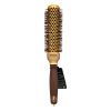 Olivia Garden Expert Blowout Shine Round Brush Wavy Bristles Gold & Brown 35 mm haarborstel