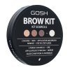 Gosh Brow Kit комплект за оформяне на вежди 3 g