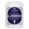 Kallos Blueberry Revitalizing Hair Mask nourishing hair mask for dry and damaged hair 1000 ml