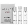Chanel Allure Homme Sport - Refill Eau de Toilette for men 3 x 20 ml