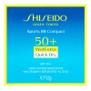 Shiseido Sports BB Compact SPF50 Very Dark púder pre zjednotenie farebného tónu pleti 12 g