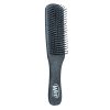 Wet Brush Men's Detangle Black Leather Haarbürste für Männer