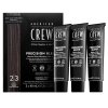 American Crew Precision Blend Natural Gray Coverage barva na vlasy pro muže Dark 3 x 40 ml