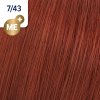 Wella Professionals Koleston Perfect Me+ Vibrant Reds profesjonalna permanentna farba do włosów 7/43 60 ml