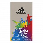 Adidas Team Five voda po holení pre mužov 50 ml