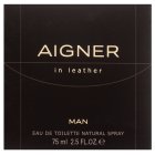 Aigner In Leather Man Eau de Toilette férfiaknak 75 ml