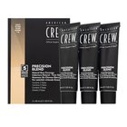 American Crew Precision Blend Natural Gray Coverage боя за коса за мъже Light Blond 7-8 3 x 40 ml