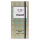 Aquolina Notebook - Patchouly & Cedar Wood Eau de Toilette bărbați 100 ml