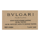 Bvlgari AQVA Marine Pour Homme woda toaletowa dla mężczyzn 100 ml Tester
